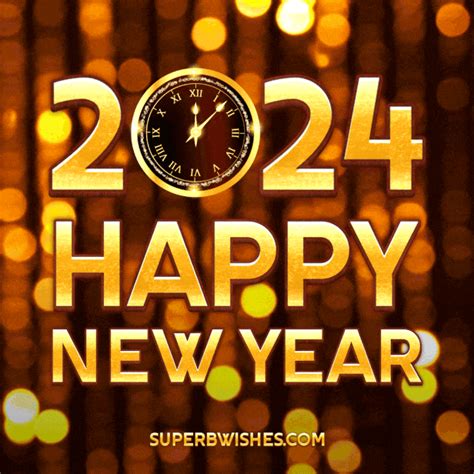 Animated Happy New Year 2024 GIFs